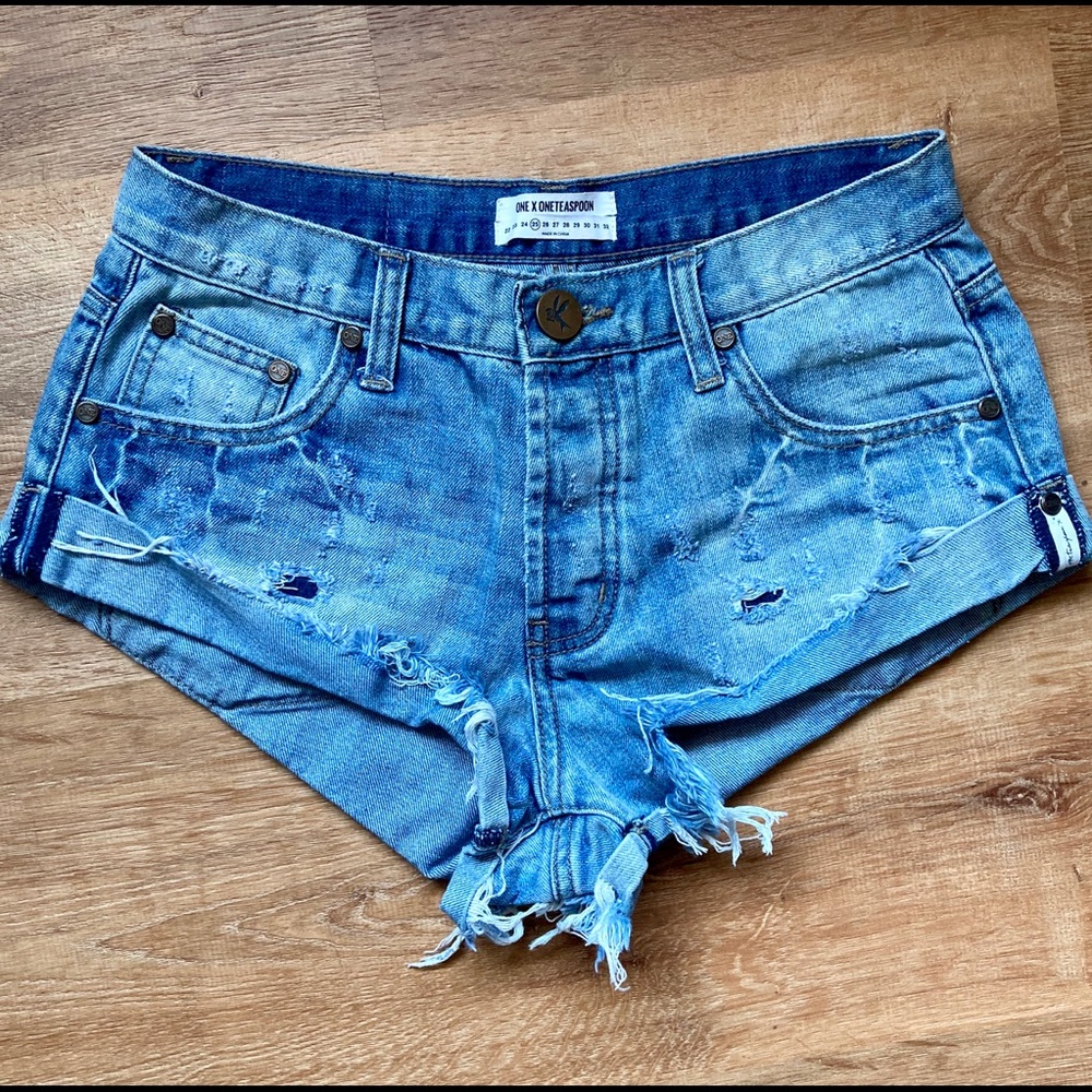 One Teaspoon Jean Shorts